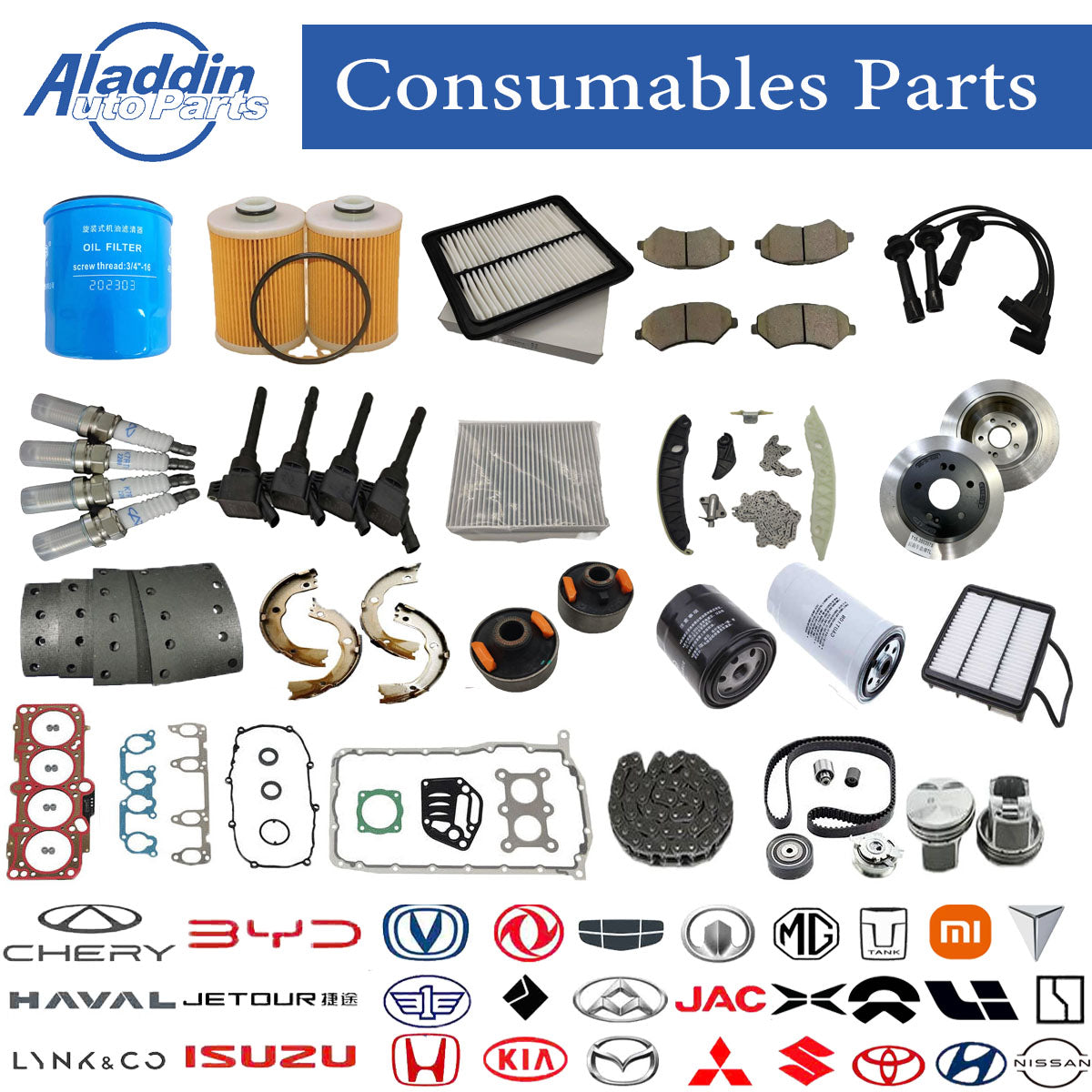 High Quality Auto Spare Parts For Car maintenance